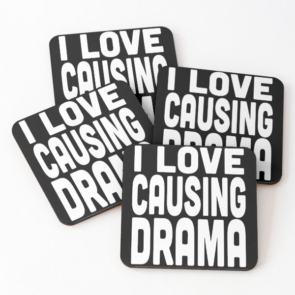 Item preview, "I Love Causing Drama" Bold Statement designed and sold by Victor Shadehorn.
