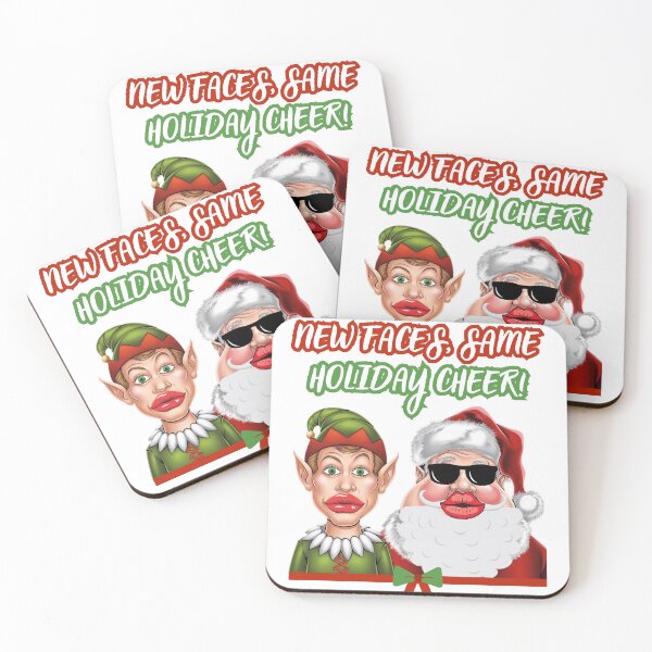 Item preview, Christmas plastic surgery.Elf and Santa after plastic surgery. designed and sold by JAGA-ALIME.
