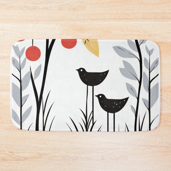 Item preview, Long Legged Birds. Simple vintage style design. designed and sold by Shoot-The-Moon.