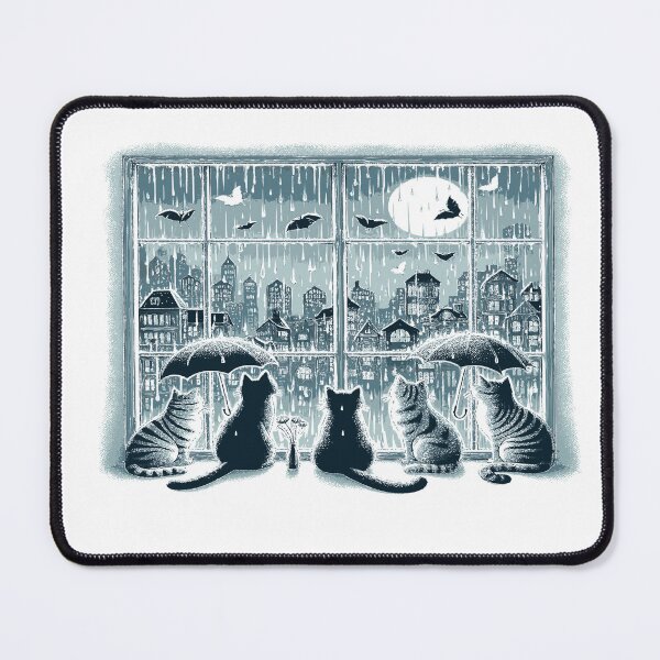 Item preview, Rainy Day Cats designed and sold by iLamshop.