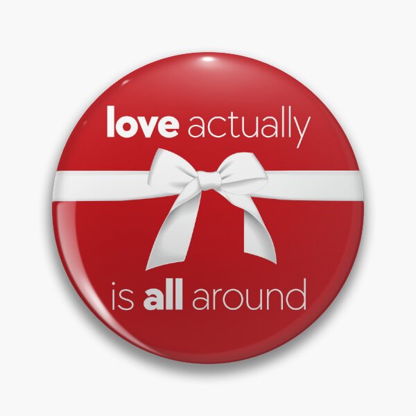 Item preview, Christmas Movie - Love Actually is All Around - Movie Quote designed and sold by DesignByLeo.