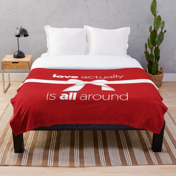 Item preview, Christmas Movie - Love Actually is All Around - Movie Quote designed and sold by DesignByLeo.
