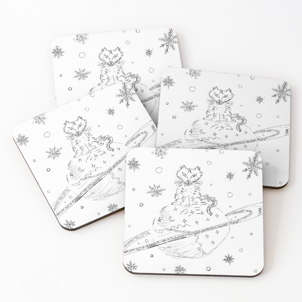Item preview, Gato Espacial en Invierno by ElitebyElise designed and sold by ElitebyElise.