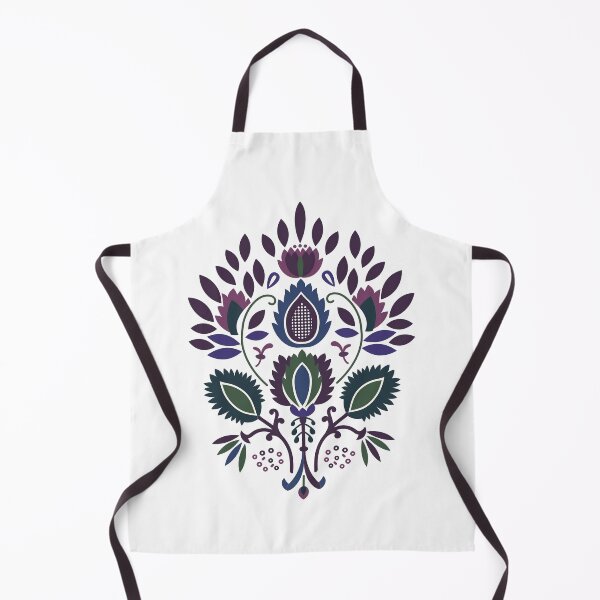 Item preview, Hungarian Folk Flowers Design Blue designed and sold by xiao xuans.