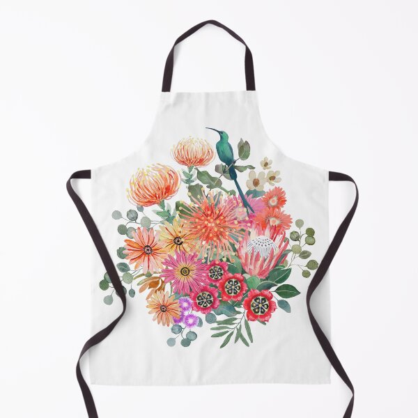 Item preview, Cheerful flowers and sunbird hand painted art designed and sold by Leanne  Nowell.