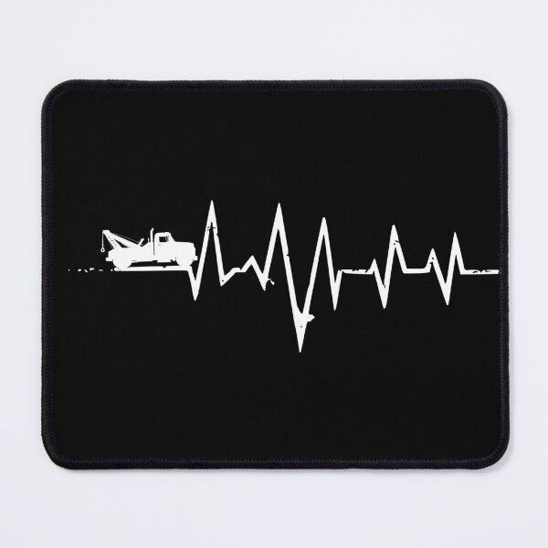 Item preview, Tow Truck Heartbeat Line Art designed and sold by Dago345.