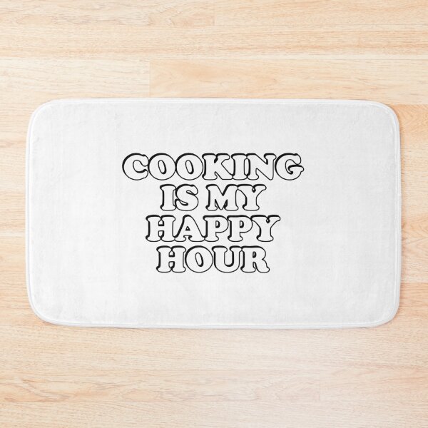 Item preview, Cooking Is My Happy Hour designed and sold by Inspirationmotivation.