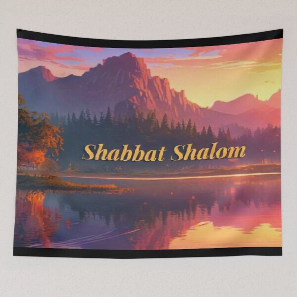 Artikelvorschau, Shabbat Shalom Y'all-Reihe - Mountain Lake entworfen und verkauft von RGSBiblicalArt.