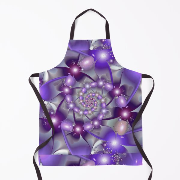 Item preview, Abstract purple fractal flower spinning design designed and sold by pinkal.