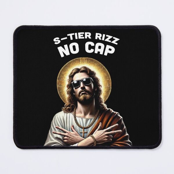 Item preview, S-Tier Rizz No Cap Jesus Meme designed and sold by Victor Shadehorn.