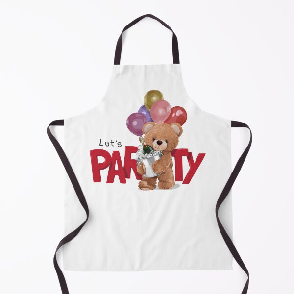 Item preview, Party Teddy Bear with Balloons and Champagne designed and sold by Philip-p22.