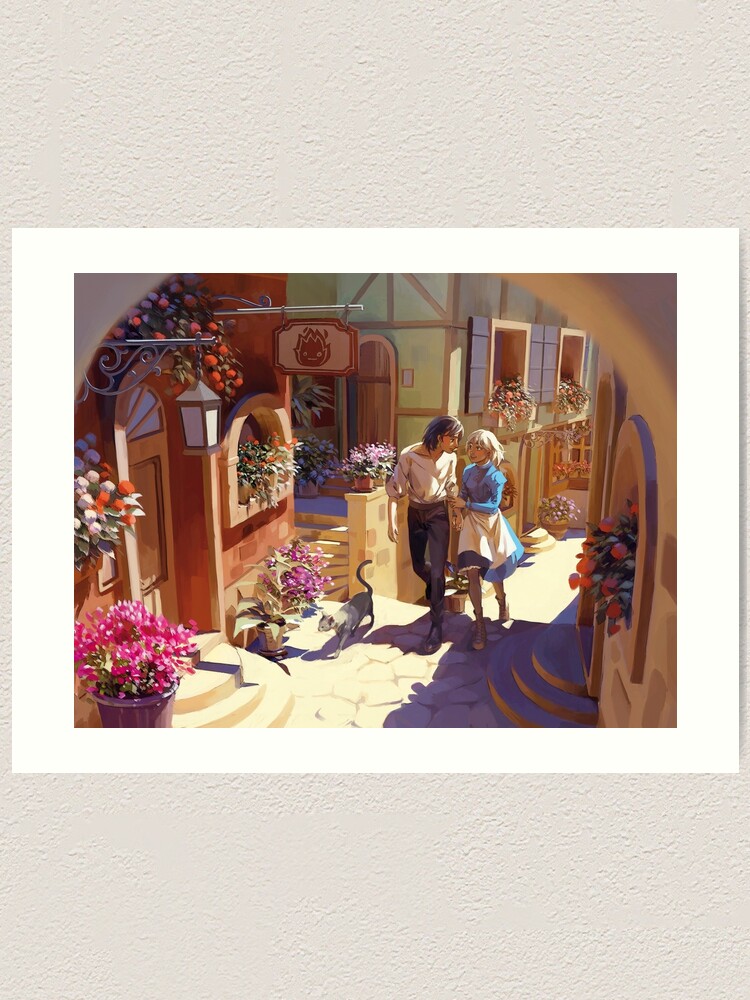 Alternate view of Howl's Moving Castle Art Print