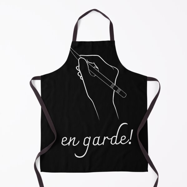 Item preview, En garde! with a crochet - for a crocheting lover in white designed and sold by BetweenFictionAndReality.