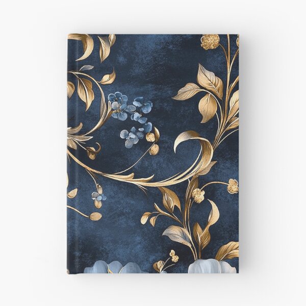 Item preview, Elegant Blue and Gold Vintage Floral designed and sold by kyungmie87.