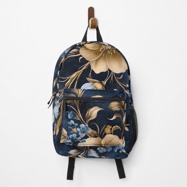 Item preview, Elegant Blue and Gold Vintage Floral designed and sold by kyungmie87.