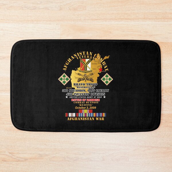 Item preview, Battle Kamdesh COP Keating - 61st Cavalry w AFGHAN SVC designed and sold by Military Insignia Products.