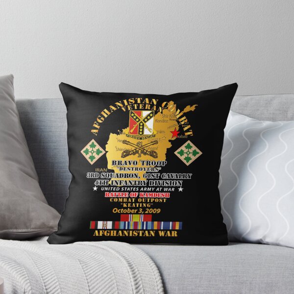 Item preview, Battle Kamdesh COP Keating - 61st Cavalry w AFGHAN SVC designed and sold by Military Insignia Products.