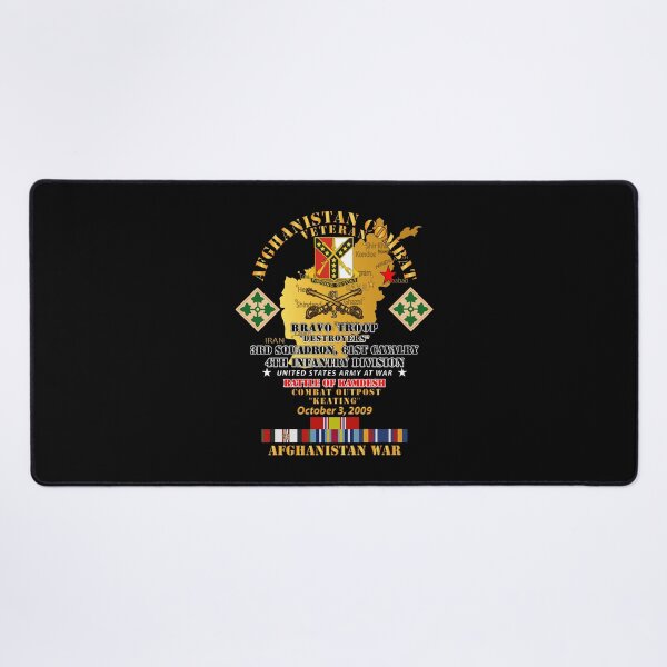 Item preview, Battle Kamdesh COP Keating - 61st Cavalry w AFGHAN SVC designed and sold by Military Insignia Products.