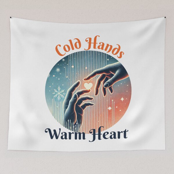 Item preview, Embrace the Warmth: Cold Hands, Warm Heart designed and sold by psycoHTG.