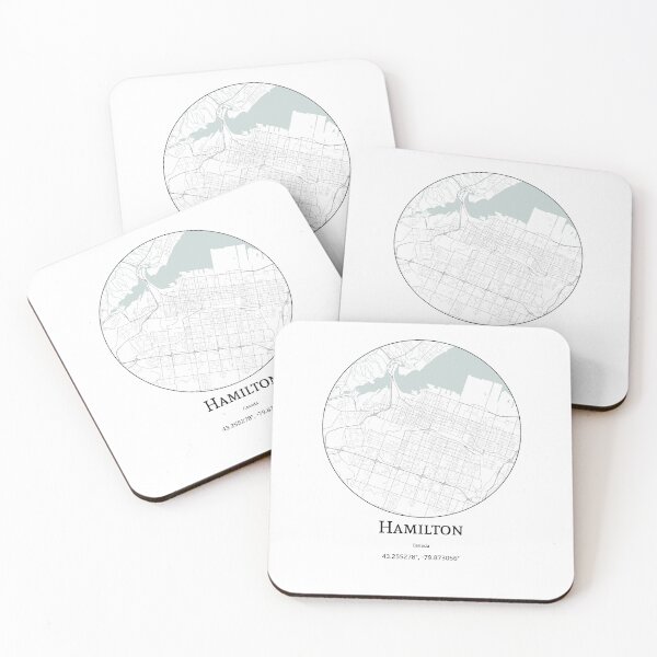 Item preview, Topography of Hamilton designed and sold by JohnnysHeath.