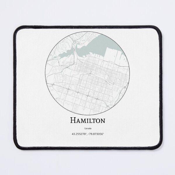 Item preview, Topography of Hamilton designed and sold by JohnnysHeath.