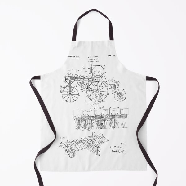 Item preview, Sowing Machine Patent - B. P. Johnson - March 14, 1933 - Black Version designed and sold by Aliasandco.