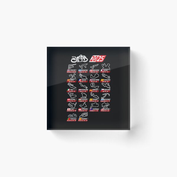 Item preview, Calendar season 2025 MotoGp circuits sport designed and sold by ideasfinder.
