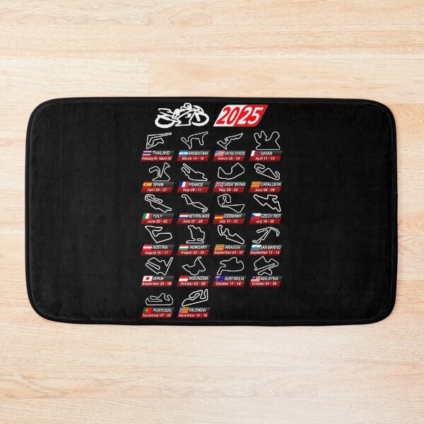 Item preview, Calendar season 2025 MotoGp circuits sport designed and sold by ideasfinder.
