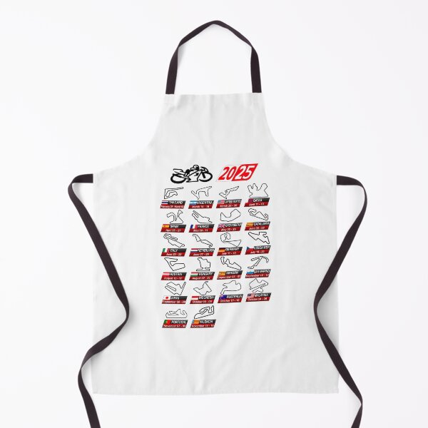 Item preview, Calendar season 2025 MotoGp circuits sport white designed and sold by ideasfinder.