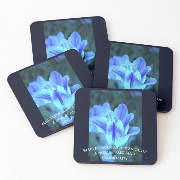 Item preview, Blue flower designed and sold by Kacharava.