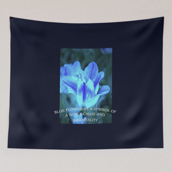 Item preview, Blue flower designed and sold by Kacharava.