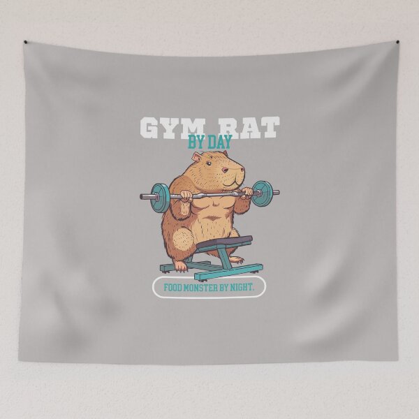 Item preview, Gym rat by day, food monster by night  designed and sold by dreamlandbuyers.