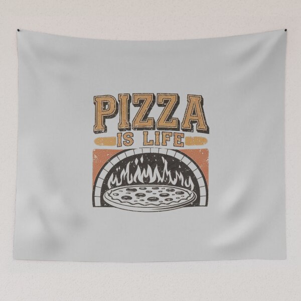 Item preview, Wood-Fired Pizza Oven Design - Pizza Is Life Artwork designed and sold by love3617.