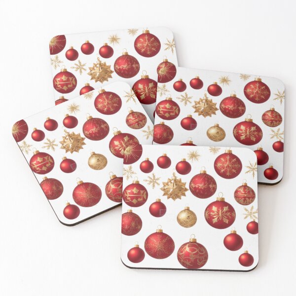 Item preview, Christmas Red Balls Pattern,Holiday Pattern,Christmas Pattern designed and sold by Expressions-Sel.