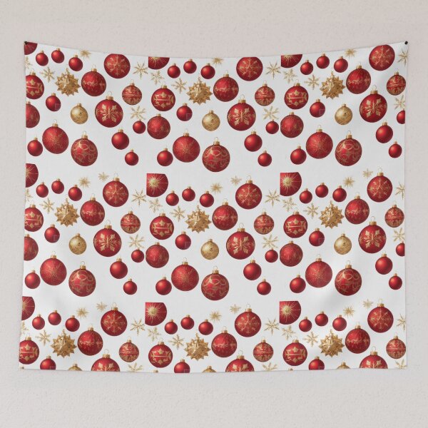 Item preview, Christmas Red Balls Pattern,Holiday Pattern,Christmas Pattern designed and sold by Expressions-Sel.