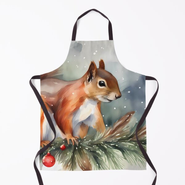 Item preview, Yuletid Squirrel Visit designed and sold by CalmnessbyChoice.