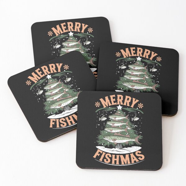 Item preview, Merry Fishmas Fishing Christmas designed and sold by DomTeesHaven.