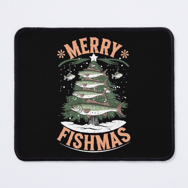 Item preview, Merry Fishmas Fishing Christmas designed and sold by DomTeesHaven.