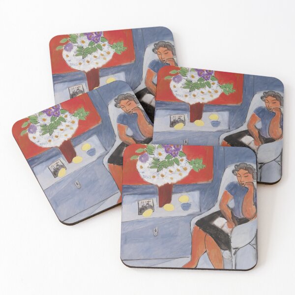 Item preview, Henri Matisse - Figure with Bouquet - 1939 designed and sold by flexmortis.