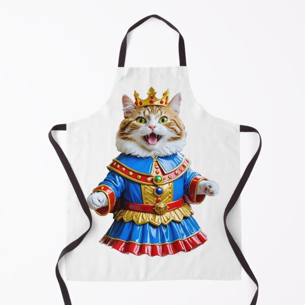Item preview, Cat, disguised as a king, humor, funny, rich, offbeat, Fun designed and sold by Dan9010.