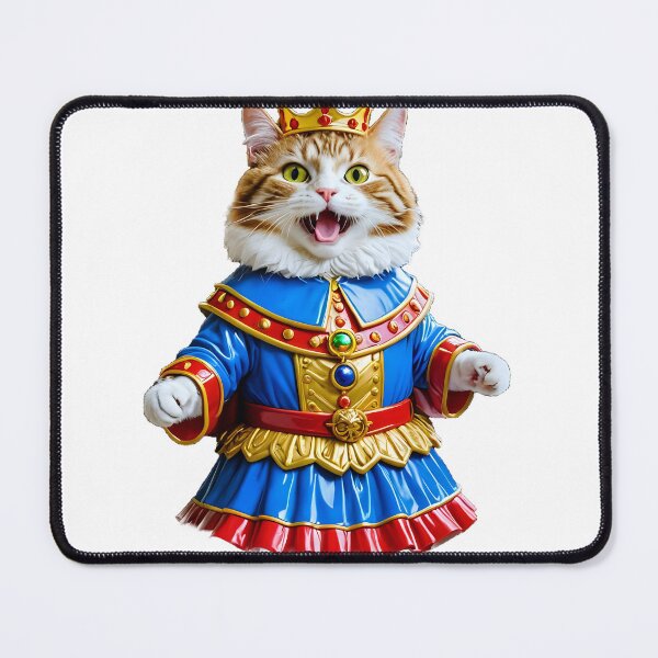 Item preview, Cat, disguised as a king, humor, funny, rich, offbeat, Fun designed and sold by Dan9010.