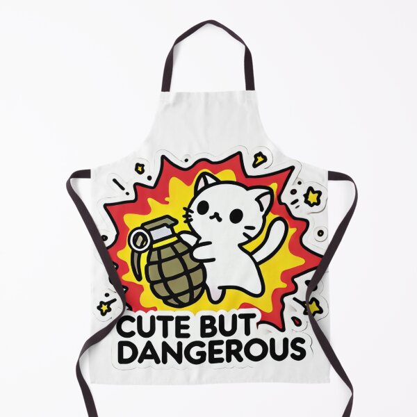 Item preview, Cute But Dangerous Cat, cat holding grenade designed and sold by KockyNaTriku.
