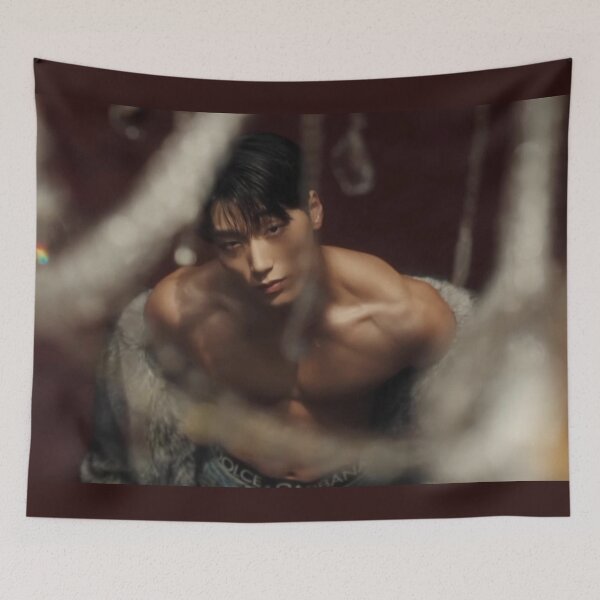 Item preview, ATEEZ ice on my teeth choi san kpop atiny sexy abs designed and sold by Kpop-Noona.