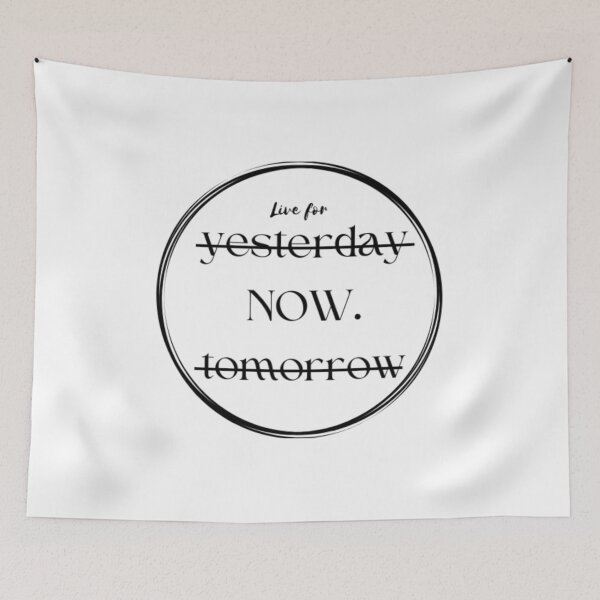 Item preview, LIVE FOR NOW - BLACK designed and sold by TishCO.