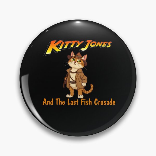 Item preview, Kitty Jones And The Last Fish Crusade  designed and sold by Bigfoot T-Shirt Co..