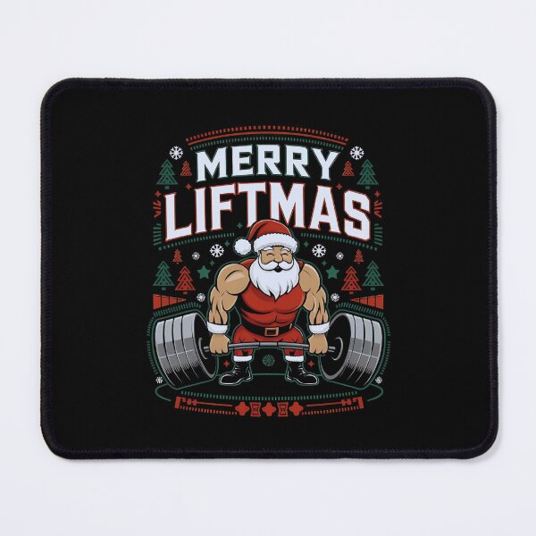 Item preview, Merry Liftmas Ugly Christmas Gym Fitness designed and sold by luannsemmsobre.