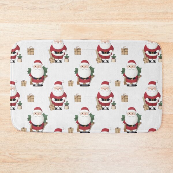 Item preview,  Christmas Santa Claus with a gift Pattern,Holiday Pattern,Christmas Pattern designed and sold by Expressions-Sel.