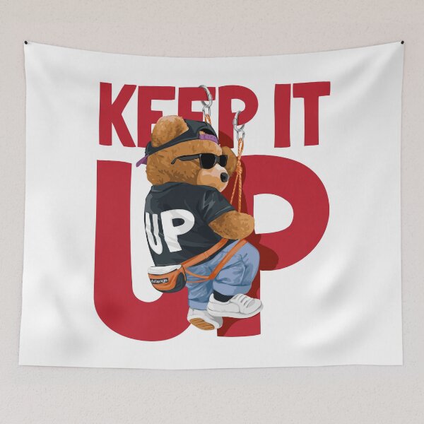 Item preview, Motivational Climbing Teddy Bear - Keep It Up designed and sold by Philip-p22.
