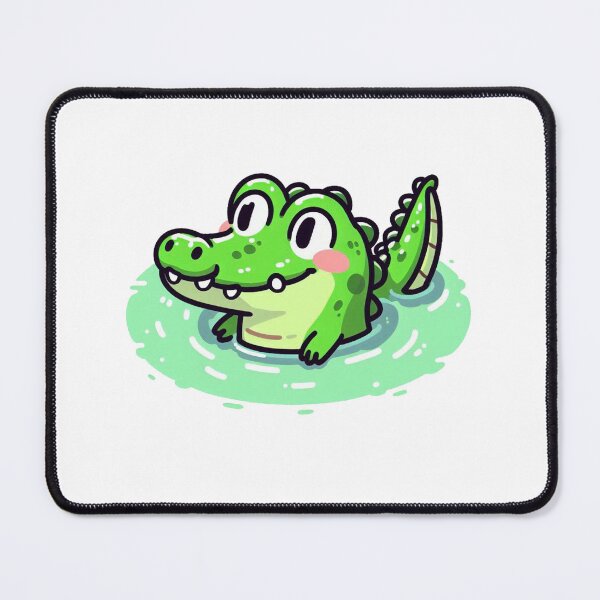 Item preview, Crocodile Floating in the Swamp designed and sold by CeammiShop.