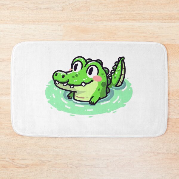 Item preview, Crocodile Floating in the Swamp designed and sold by CeammiShop.